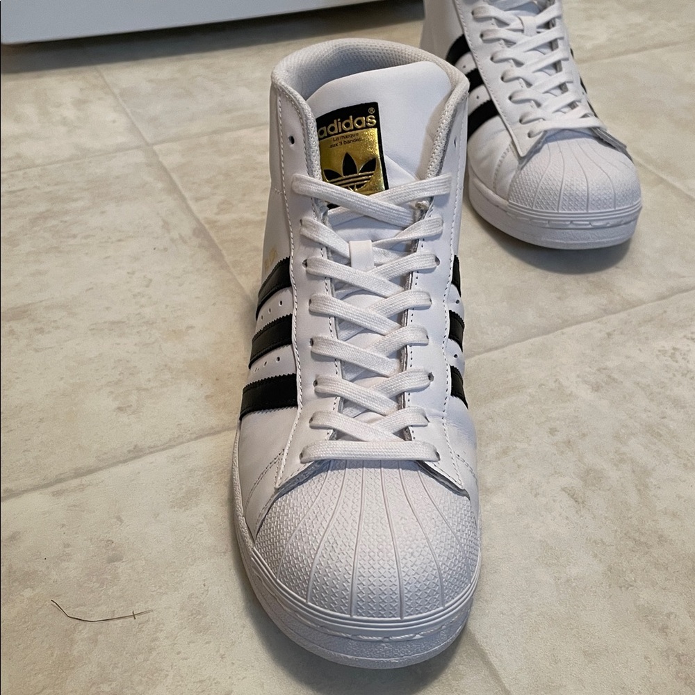 Adidas Pro Model high top shoes mens size 10 - Picture 2 of 16